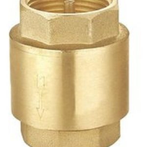 Válvula De Retención Vástago Plástico-cuerpo Bronce 1pulgada