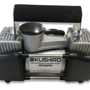 Compresor De Aire Mini A Batería Portátil Kushiro Mc150psi 500ml 25hp