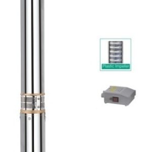Bomba Sumergible 220v Czerweny 1 Hp 75qjd130 + 37 Mts Cable
