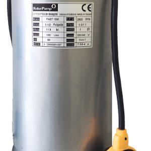 Bomba Sumergible Cloacal Rotor Pump Fast 2 Hp Trifasica