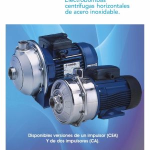 Bomba Lowara Trifá. 3/4 Hp Acero Leche Suero Ácido Cea 120/3