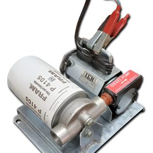 Bomba Para Gas Oil Igh 12 V 2400 Lts/h B0839 Base Y Filtro