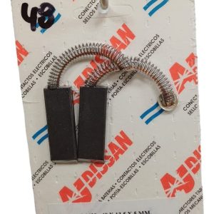 Juego De Carbones Para Lavarropa Automatico N°48 5x13,8x25mm