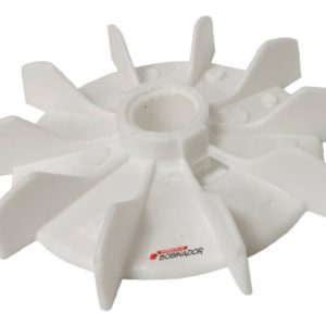 Ventilador Plástico Czerweny Para Motor Eje 38 Cuerpo 132