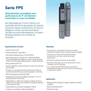 Bomba Sumergible Monofásica Rotor Pump 1 Hp 1809 3w +30cable