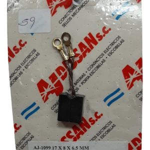 Juego De Carbones N°59 - 6,5x8x17 Mm Taladro Bosch Y Otros