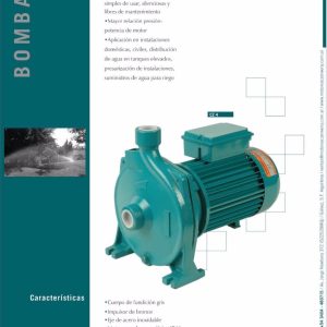 Bomba Centrifuga Zeta 2m 1 Hp + Presurizador Ecopress Italia