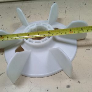 Ventilador Plástico Czerweny Importado Eje 52 Exterior 250mm