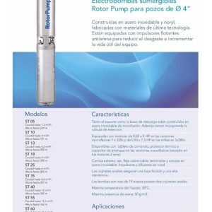 Bomba Sumergible Trifásica Franklin 3 Hp St 4013 + 30m Cable