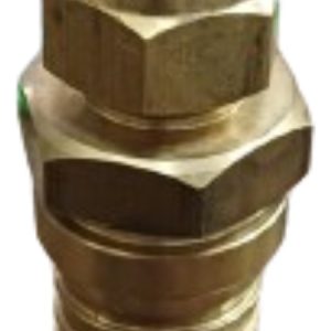 Pico De Bronce Con Salida Para Manguera De 1 Pulgada