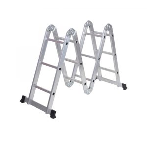 Escalera Aluminio Multifunción Kushiro Plegable 4x4
