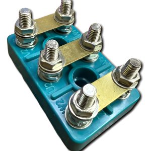 Bornera Czerweny 6 Contactos Motor Trifásico Cuerpo 80/90