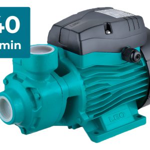 Bomba Centrífuga Periferica Leo Apm37 0,5 Hp Para Viviendas Eleva Hasta 40 Mts Caudal 40 Lts/min