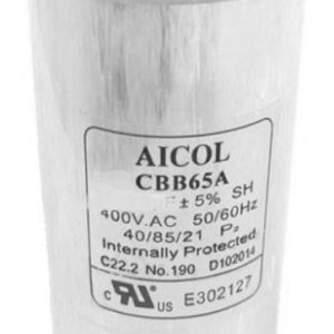 Capacitor Dual 40 + 5 Uf - 400vca Para Aire Acondicionado